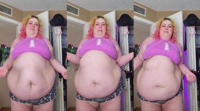 Fat Woman Pajama Jiggle