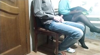 Stranger Woman in the Waiting Room Handjob to me