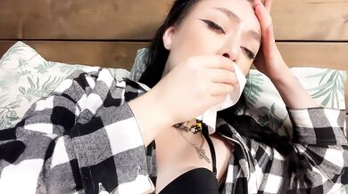 Сoughing,smoking, drooling