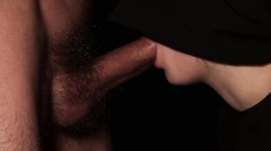 Teacher gave a hard blowjob with a final in the mouth