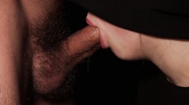 Teacher gave a hard blowjob with a final in the mouth