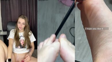 I want to see your cum on my legs. JOI
