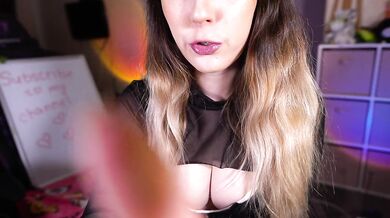 ASMR spit fetish
