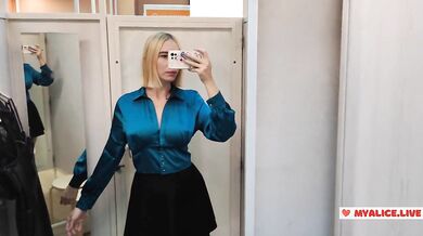 Try On Haul Transparent Clothes, Completely See-Through. At The Mall. See on me in the fitting room