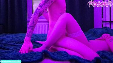 Slutty bitch screams with pleasure and swears when she fucks at a party - Russian talk porn