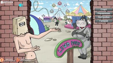 Fuckerman gets fucked on a carousel and his girlfriend gets anal fucked by a clown