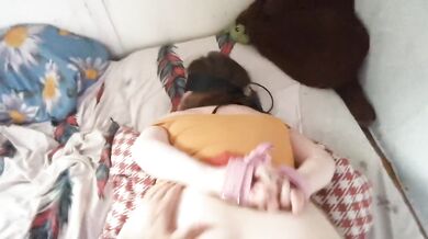TIED UP HIS YOUNG CHUBBY STEPMOTHER AND FUCKED ON THE FLOOR