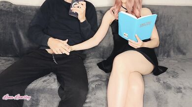Watched enough porn and made her jerk off