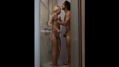 FUCKING ASS BLONDE FUCKING IN THE SHOWER