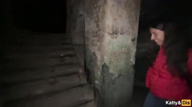 A walk through an abandoned house ends in fucking