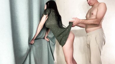 My friend's cheating girlfriend visited me in a short dress to get fucked