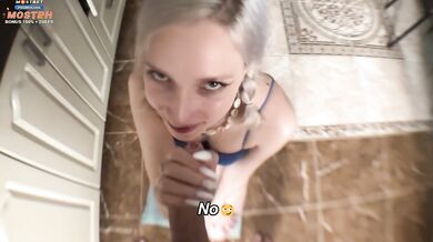 "I will teach you to love ecology!" HER PUSSY WRECKED BY CREAMPIE