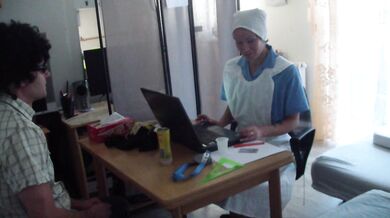 A nurse conducts a sexual examination - part 1