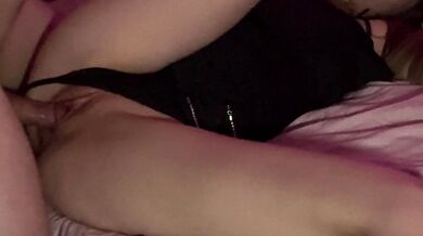 My roommate shares my bed. I finally decided to stick my dick in her!