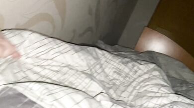 Step Sister got Scared and Decided to go to bed with me
