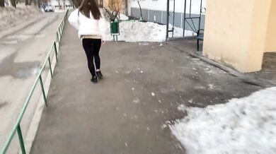 CHANGED THE GUY!! Sucked because she can not live without a penis. Cum on boobs!