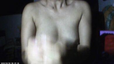 Beautiful Latina wife gives him a blowjob after the party