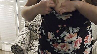 Shy, Thick Girl Gives Slow Dance and Tease