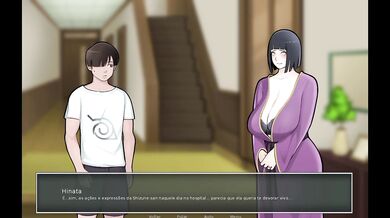 Konoha Milfs #20: My Stepmother Hinata almost gets caught masturbating me.