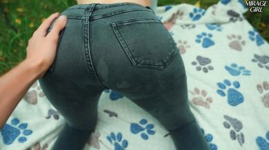 Hot stepsister gets fucked hard in the woods. Reverse horsewoman and creampie