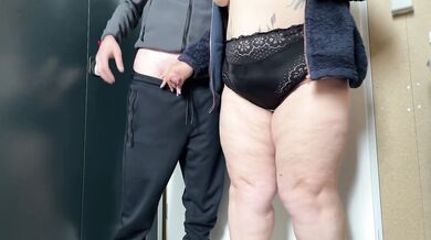 Gorgeous BBW with sexy big belly made me cum