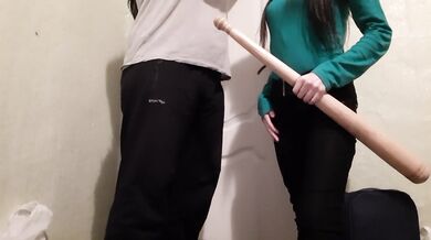 Before my girlfriend went to play baseball, my girlfriend licked my pussy - Lesbian_illusion