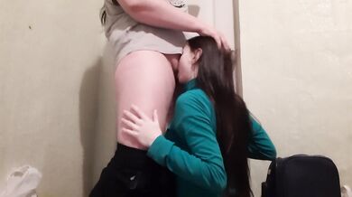 Before my girlfriend went to play baseball, my girlfriend licked my pussy - Lesbian_illusion