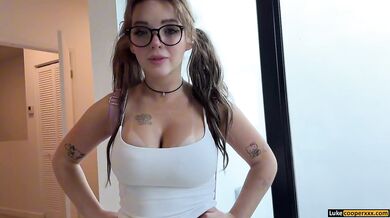 Big Tits Step Sis Fucks Me Without A Condom On! - Charli O - Luke Cooper