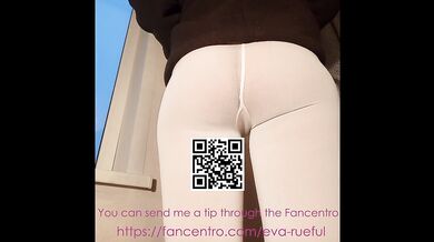 my white tights on my naked pregnant body and big ass seduced a passerby old man