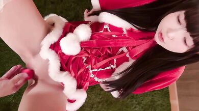 ドスケベ美少女サンタが大人のオモチャを持ってやってきたバブみサンタのおちんぽよしよしからのメス〇キトナカイ捕まえてバチボコ交尾