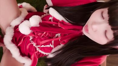 ドスケベ美少女サンタが大人のオモチャを持ってやってきたバブみサンタのおちんぽよしよしからのメス〇キトナカイ捕まえてバチボコ交尾