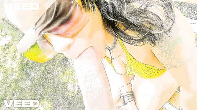 HISPANIC LATINA GOES WILD AT THE PARK Blowjob Outside Cosplay Yellow Stripper