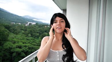 Colombian woman with a big ass ends up fucking her personal trainer
