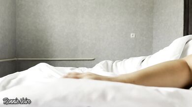 Hot brunette woke me up with a blowjob!