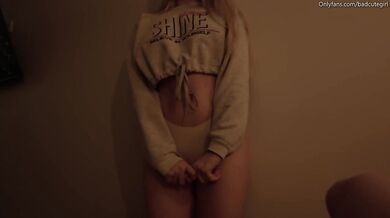 Every evening, the sweet, shy stepsister submissively gives herself to her older stepbrother.