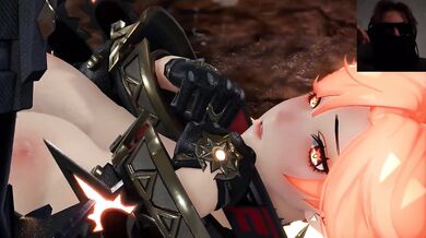Mavuika and Captain Genshin Impact have sex in a cave