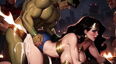 Wonderful Woman GETS FUCKED HARD by Insatiable Hulks