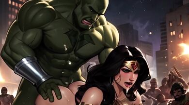 Wonderful Woman GETS FUCKED HARD by Insatiable Hulks