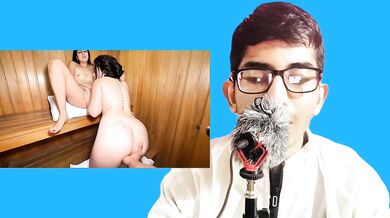 I Meet my Girlfriend with her best Friend in the Sauna!! Reaction Video
