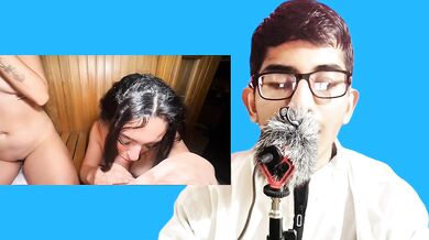 I Meet my Girlfriend with her best Friend in the Sauna!! Reaction Video