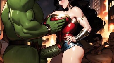 Who Would Win? Insatiable Hulk or Wonderful Woman?