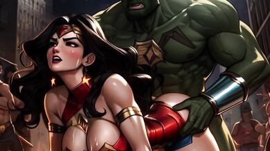 Wonderful Woman Gets Gangbanged By Insatiable Hulks