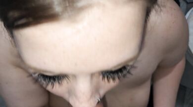 Hot Pregnant Milf Gets Cum All Over Face And Swallows Cum