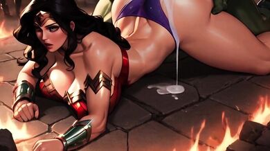 Watch Spicy Toons: Wonderful Woman vs The Insatiable Hulks