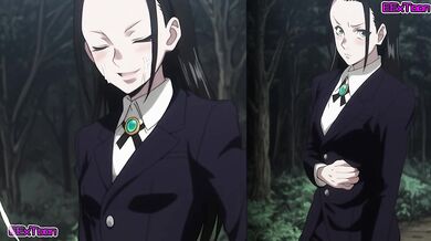 Hunter x Hunter (ハンター×ハンター) hentai anime - big tits Amane (アマネ) blow job hentai