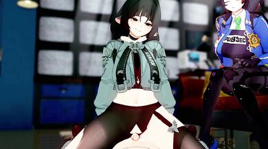 Jane Doe Thigh Job Zenless Zone Zero Hentai Animation