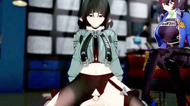 Jane Doe Thigh Job Zenless Zone Zero Hentai Animation