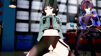 Jane Doe Thigh Job Zenless Zone Zero Hentai Animation