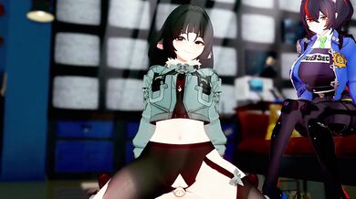 Jane Doe Thigh Job Zenless Zone Zero Hentai Animation