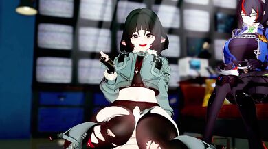 Jane Doe Thigh Job Zenless Zone Zero Hentai Animation